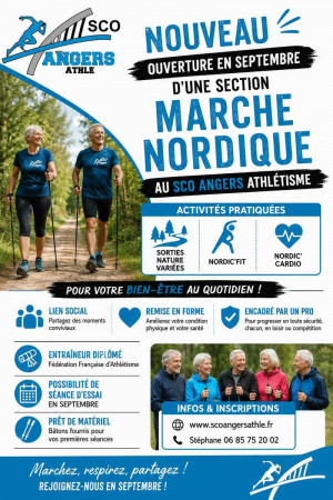 Nouveauté 2026-2027: La Marche Nordique